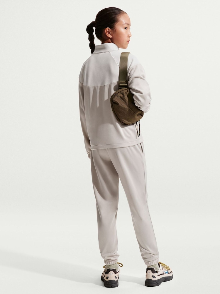 Nike Neutral Dri-Fit Poly Zip Through Tracksuit - Image 2 of 7 Nike Neutral Dri-Fit Poly Zip Through Tracksuit - Image 2 of 7