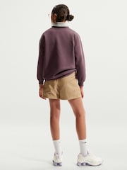 Nike Tattoo Brown Oversized Club Fleece Sweatshirt - Image 2 of 5