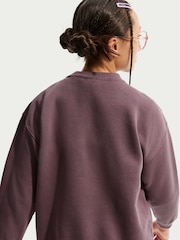 Nike Tattoo Brown Oversized Club Fleece Sweatshirt - Image 4 of 5