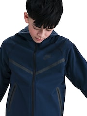 Blå - Nike Tech Woven Jakke - Bilde 3 av 5