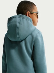 Nike Mineral Slate Club Fleece Logo Hoodie - Image 4 of 5