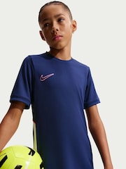 Nike Dark Blue Academy 25 Dri-FIT Football Shirt - Image 4 of 5