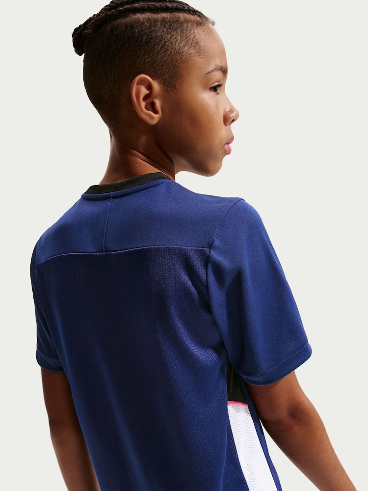 Nike Dark Blue Academy 25 Dri-FIT Football Shirt - Image 5 of 5