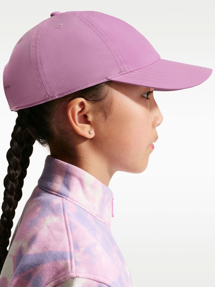 Nike Light Magenta Pink Dri FIT Club Unstructured Metal Swoosh Cap - Image 2 of 6