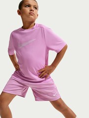 Nike Magenta Pink Dri-FIT Multi Shorts - Image 3 of 5