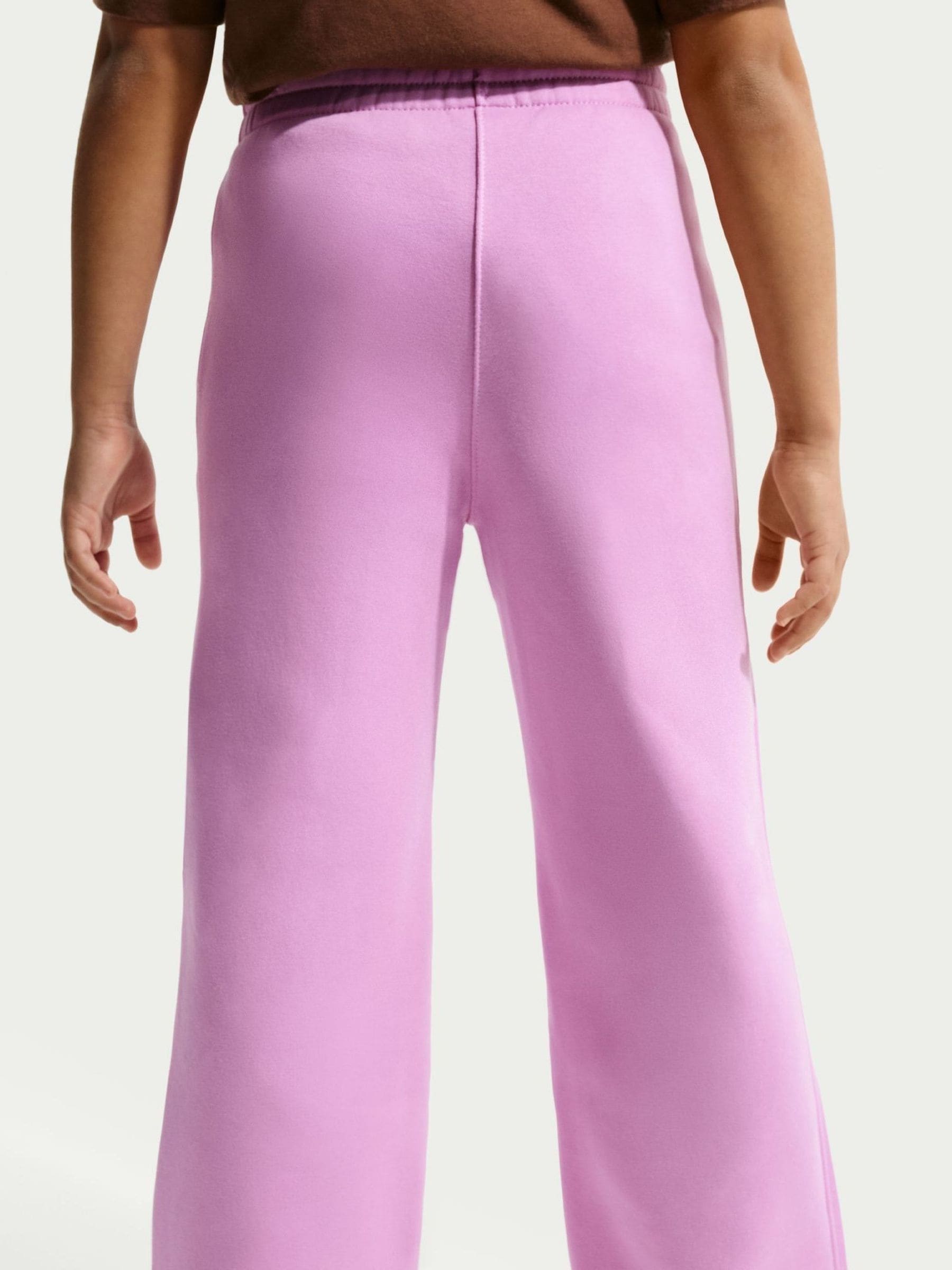 nike pink satin pants