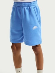 Nike University Blue Club Fleece French Terry Shorts - Image 4 of 6