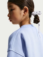 Nike Ghost Blue Oversized Club Fleece Sweatshirt - Image 5 of 5