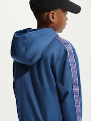 Nike Mystic Navy Sportswear Club Dri-FIT Full-Zip Knit Hoodie - Image 4 of 5