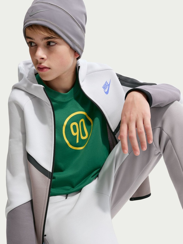 Schwarz Chrom - Nike Tech Fleece-Kapuzenjacke mit Reißverschluss - Bild 5 von 5 Schwarz Chrom - Nike Tech Fleece-Kapuzenjacke mit Reißverschluss - Bild 5 von 5