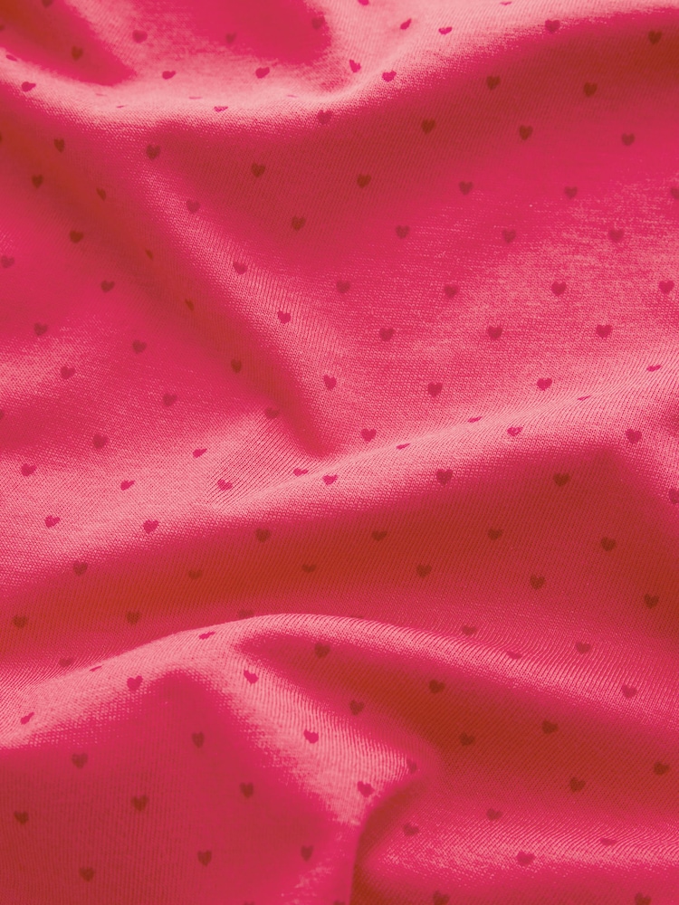 Rosa Herzen - Essential Kurzarm-T-Shirt aus reiner Baumwolle mit Rundhalsausschnitt - Bild 8 von 8