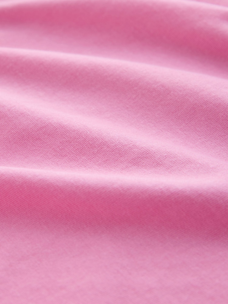 Purple/Blue/Butter Yellow/Pink/White Cap Sleeve T-Shirts 5 Pack - Image 13 of 13