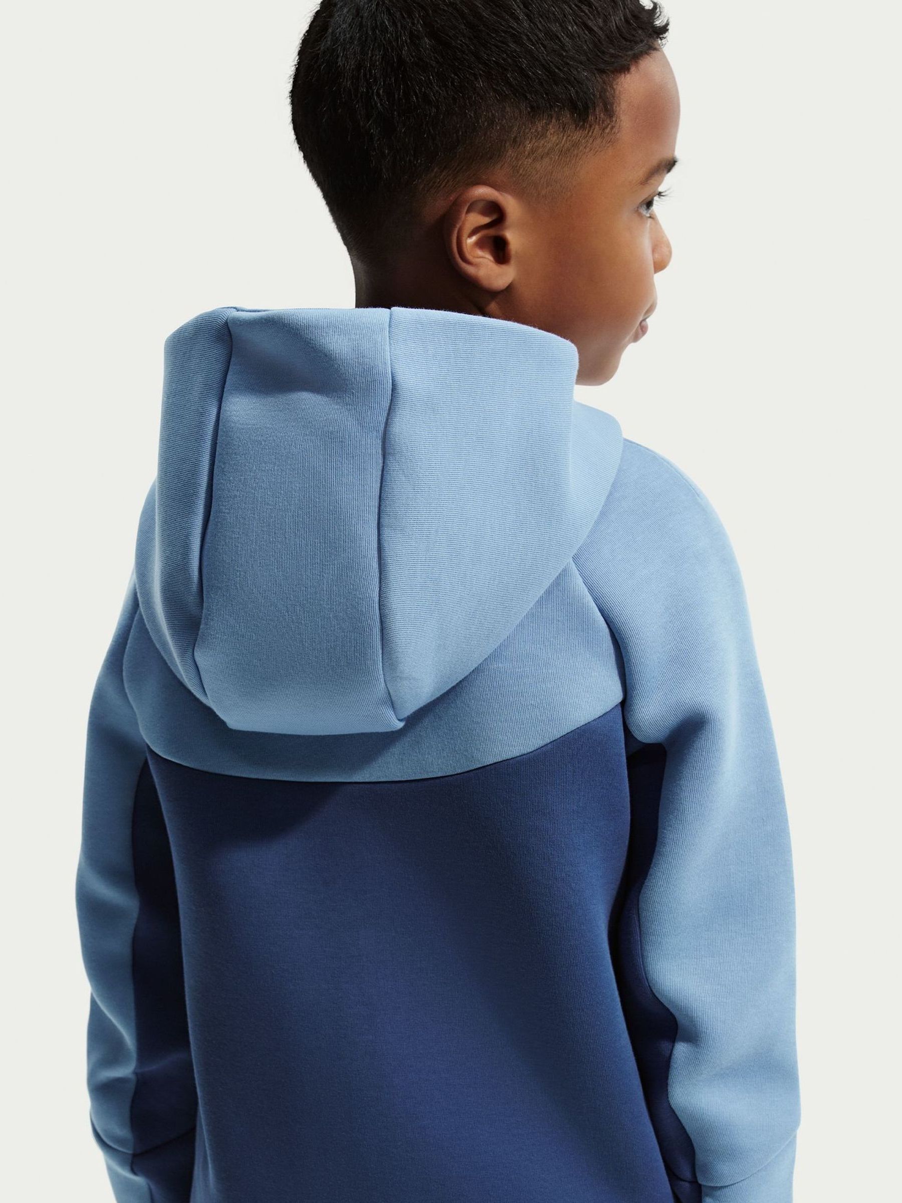 Buy Nike Work Blue Tech Fleece Zip Through Hoodie from Next South