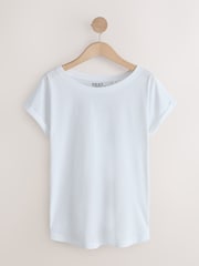 Brown/Orange/Yellow/White Cap Sleeve T-Shirts 5 Pack - Image 6 of 11