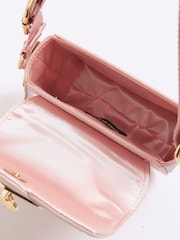 River Island Girls Monogram Heartlock Bag - صورة 5 من 5
