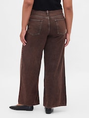 Gap Brown Mid Waisted Ultra Soft Baggy Jeans - Image 5 of 6