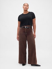 Gap Brown Mid Waisted Ultra Soft Baggy Jeans - Image 6 of 6