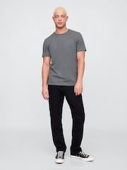 Gap Grey Everyday Soft Crew Neck T-Shirt - Image 3 of 5