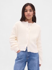 Gap White Oversized Cardigan (4-13yrs) (4-13yrs) - Image 1 of 5