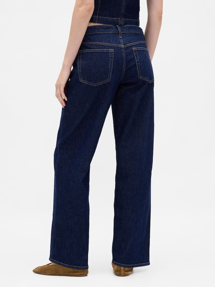 Gap Blue Low Rise 90s Loose Jeans - Image 2 of 6