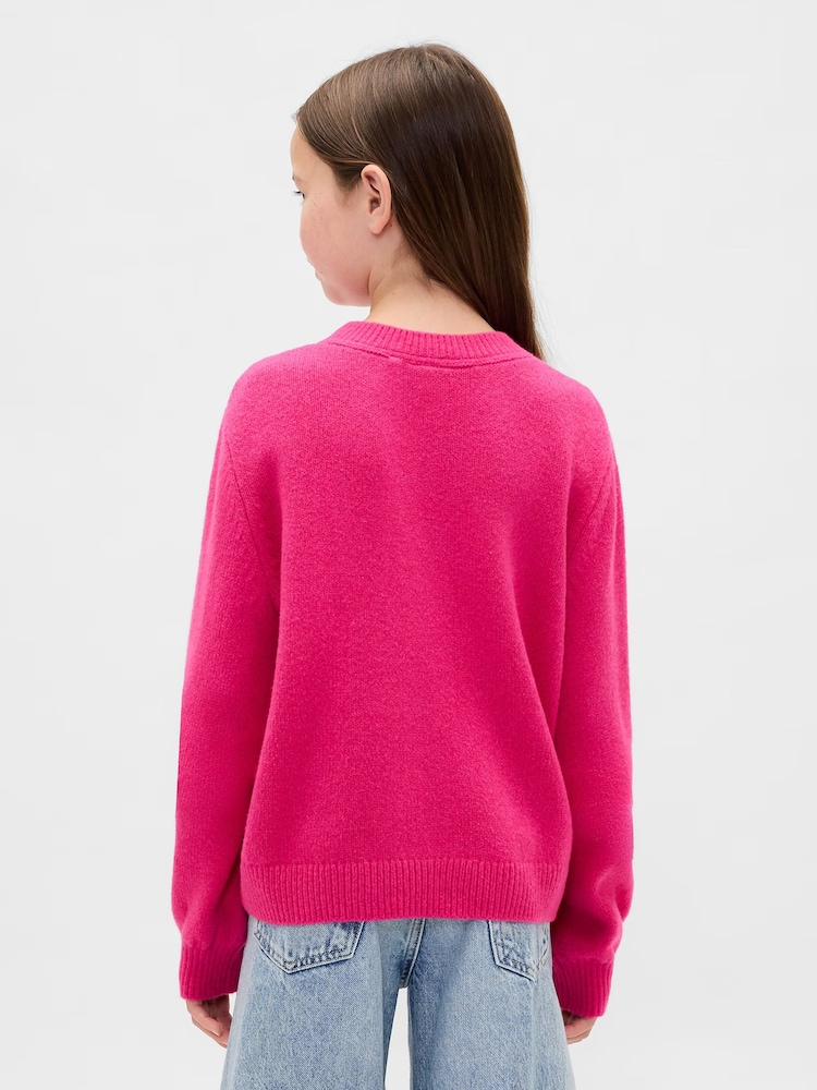 Gap Pink Fast Cashsoft Jumper (4-13Yrs) (4-13yrs) - Image 2 of 5 Gap Pink Fast Cashsoft Jumper (4-13Yrs) (4-13yrs) - Image 2 of 5