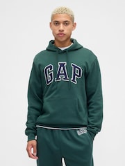 Gap Green Relaxed Logo Hoodie - Image 1 of 4