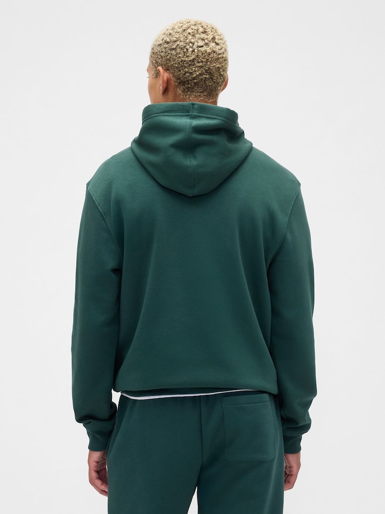 Gap Green Relaxed Logo Hoodie - Image 2 of 4 Gap Green Relaxed Logo Hoodie - Image 2 of 4