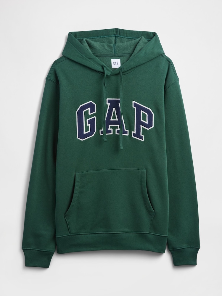Gap Green Overhead Logo Fleece Lined Hoodie - Image 5 of 5 Gap Green Overhead Logo Fleece Lined Hoodie - Image 5 of 5