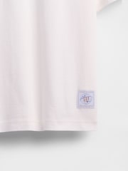 Blanco - Gap Heavyweight Crop Graphic T-Shirt - Imagen 4 de 4