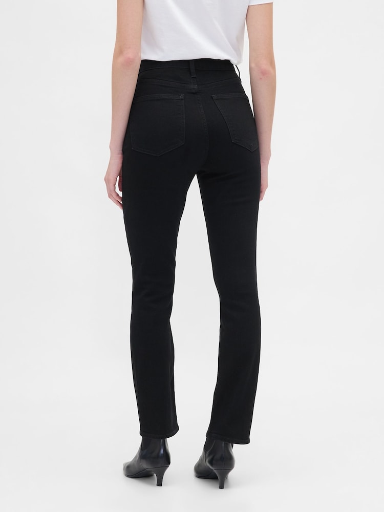 Gap Black High Waisted Vintage Slim Jeans - Image 2 of 6 Gap Black High Waisted Vintage Slim Jeans - Image 2 of 6