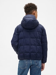 Gap Navy Blue Lightweight Puffer Jacket (4-13yrs) (4-13yrs) - Image 2 of 5