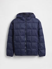 Gap Navy Blue Lightweight Puffer Jacket (4-13yrs) (4-13yrs) - Image 4 of 5