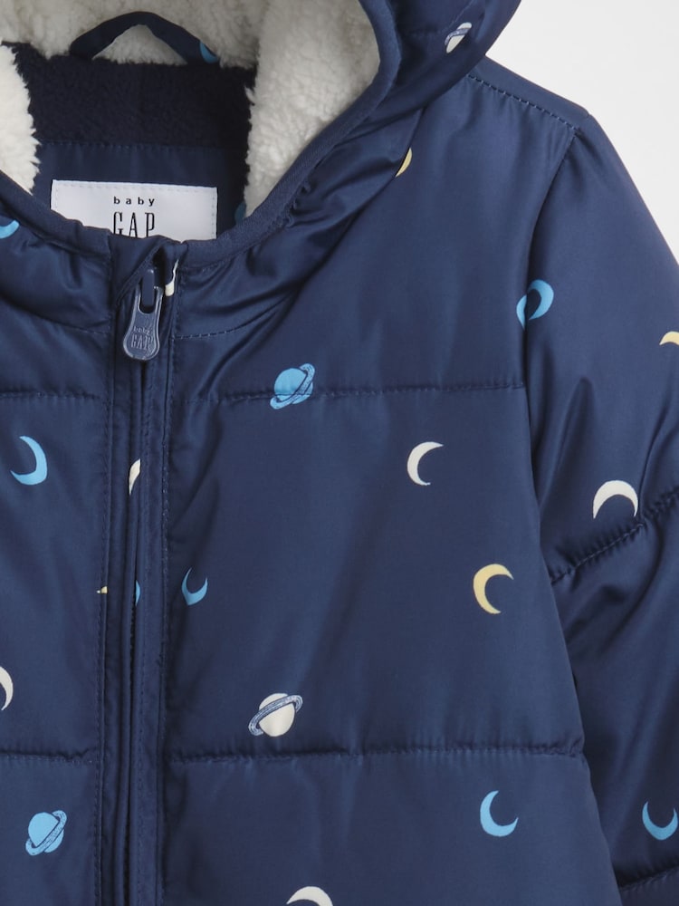 Gap Blue All in One Snowsuit (Newborn-24mths) (0-24mths) - Image 3 of 3