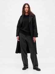 Gap Black Cotton Oversized Jumper - Image 3 of 4