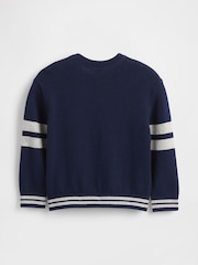 Gap Navy Blue Graphic Crew Neck Sweatshirt (6mths-5yrs) - Image 2 of 2