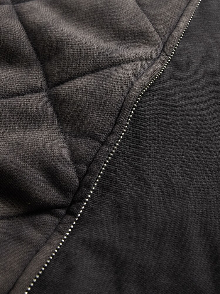 Gap Black Vintage Soft Quilted Bomber Jacket - Image 4 of 4