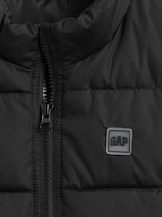 Gap Black Relaxed ColdControl Puffer Vest (4-13yrs) (4-13yrs) - Image 5 of 5