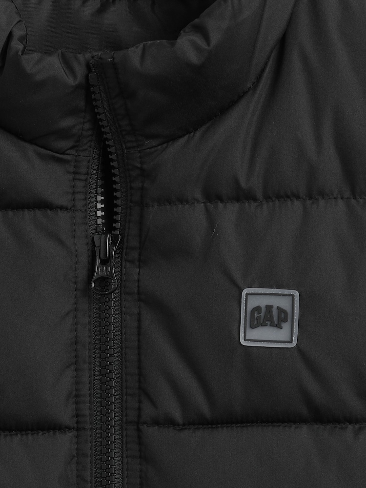 Gap Black Relaxed ColdControl Puffer Vest (4-13yrs) (4-13yrs) - Image 5 of 5