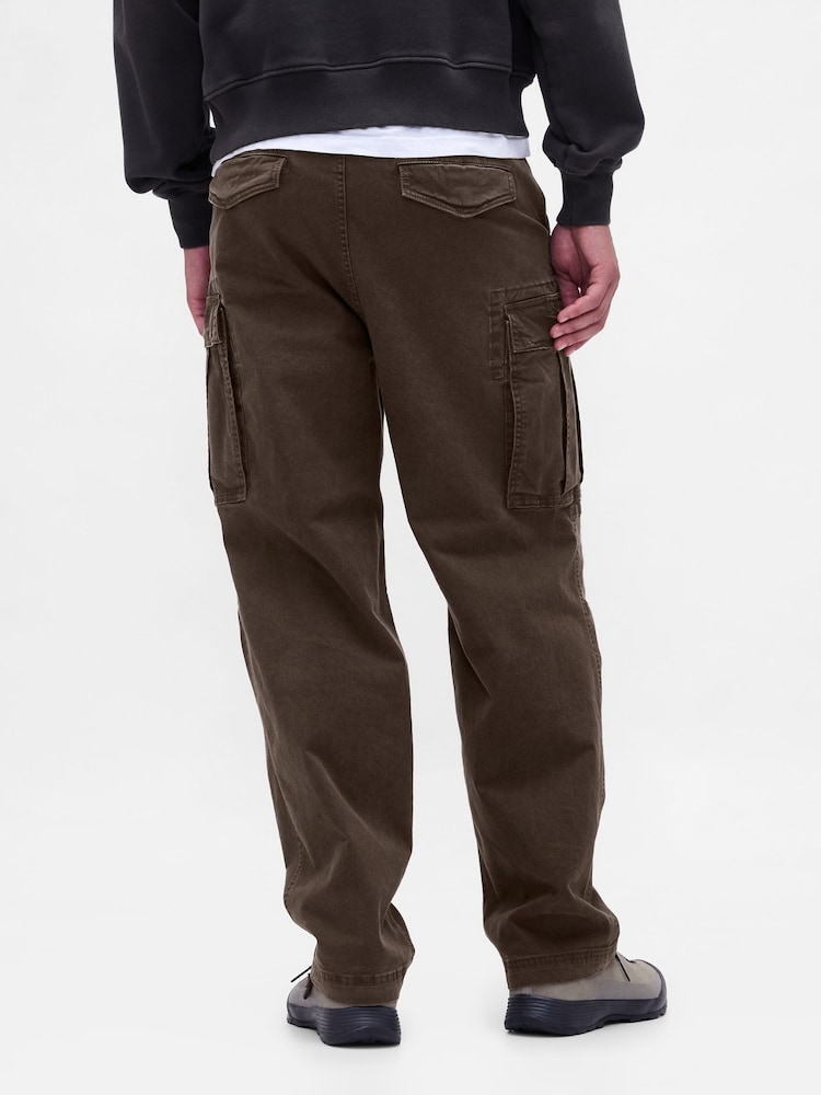 Gap Grey Relaxed Cargo Trousers - Image 2 of 5