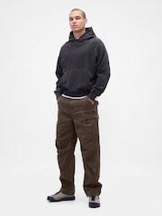 Gap Grey Relaxed Cargo Trousers - Image 4 of 5