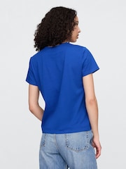 Gap Blue Favourite Crew Neck Short Sleeve T-Shirt - Image 2 of 5