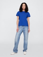 Gap Blue Favourite Crew Neck Short Sleeve T-Shirt - Image 3 of 5