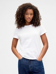Gap White Favourite Crew Neck T-Shirts 2 Pack - Image 2 of 4