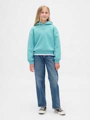 Gap Blue Vintage Soft Logo Hoodie (4-13yrs) (4-13yrs) - Image 3 of 4