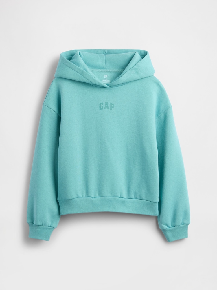Gap Blue Vintage Soft Logo Hoodie (4-13yrs) (4-13yrs) - Image 4 of 4
