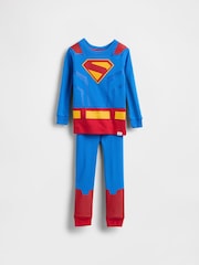 Gap Blue Brushed Cotton Superman Pyjamas Set (6mths-5yrs) (6mths-5yrs) - Image 1 of 2