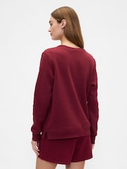 Gap Red Relaxed Logo Crew Neck Jumper - Image 2 of 5