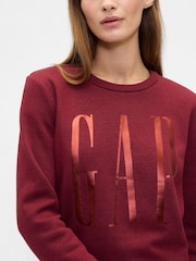 Gap Red Relaxed Logo Crew Neck Jumper - Image 4 of 5
