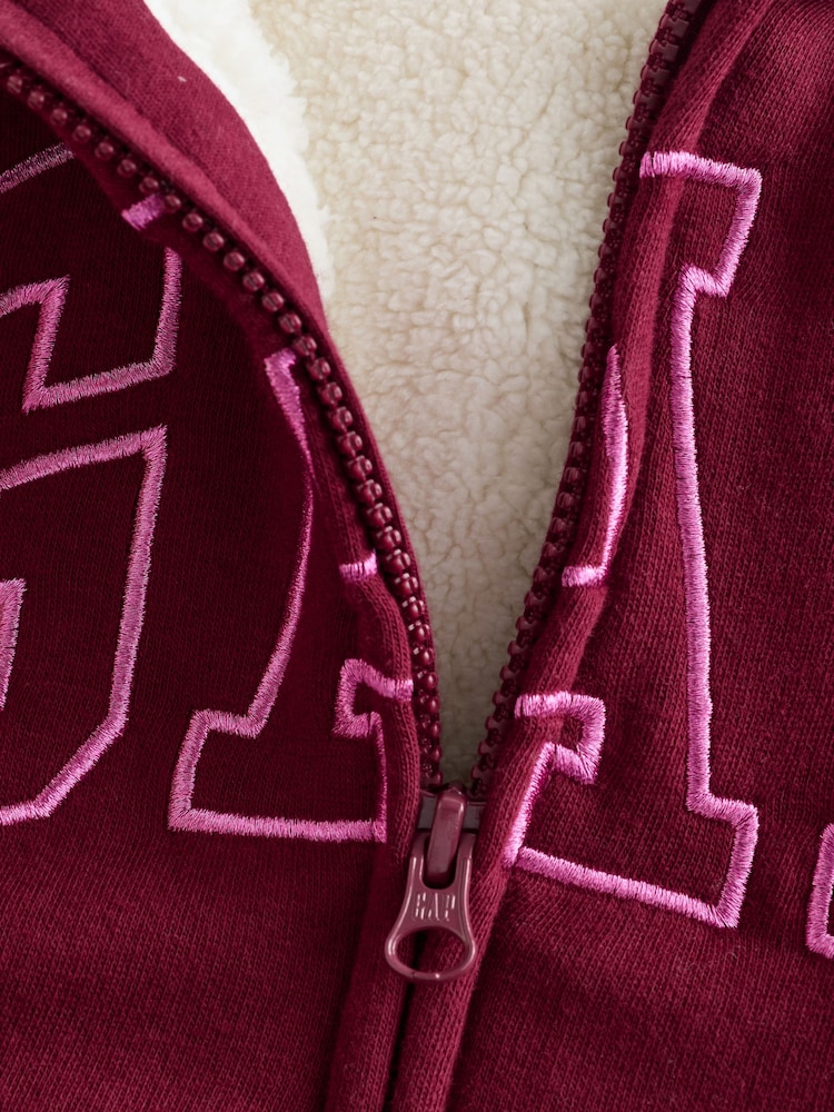 Gap Logo Sherpa Zip Hoodie (4-13yrs) (4-13yrs) - Bild 5 von 5