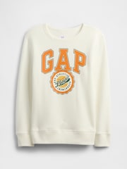 Gap Cream Logo Sweatshirt (4-13yrs) (4-13yrs) - Image 1 of 3